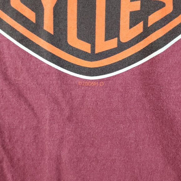 Harley Davidson Shirt Large Texas Independence College Station Long Sleeve Logo - Picture 5 of 11